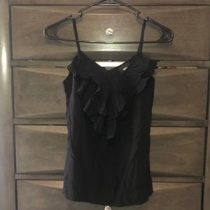 Black cami w draped front
